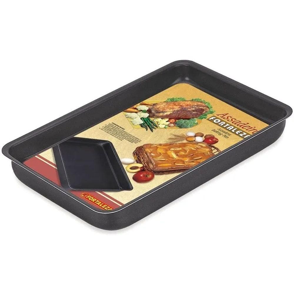 Assadeira Tradicional Retangular Black - 500102 - Fortaleza