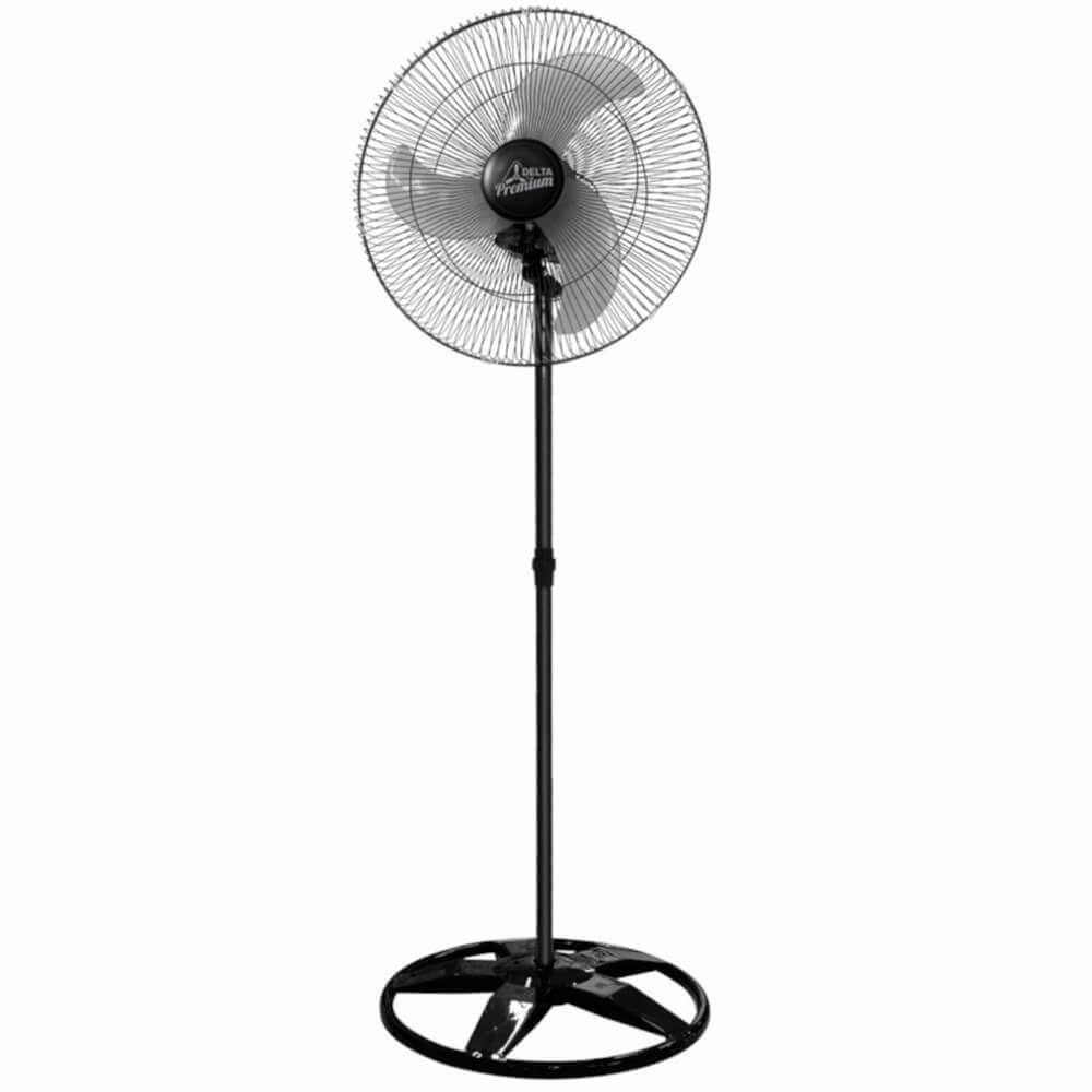Ventilador De Coluna Oscilante 60cm Premium Preto Venti Delta Bivolt