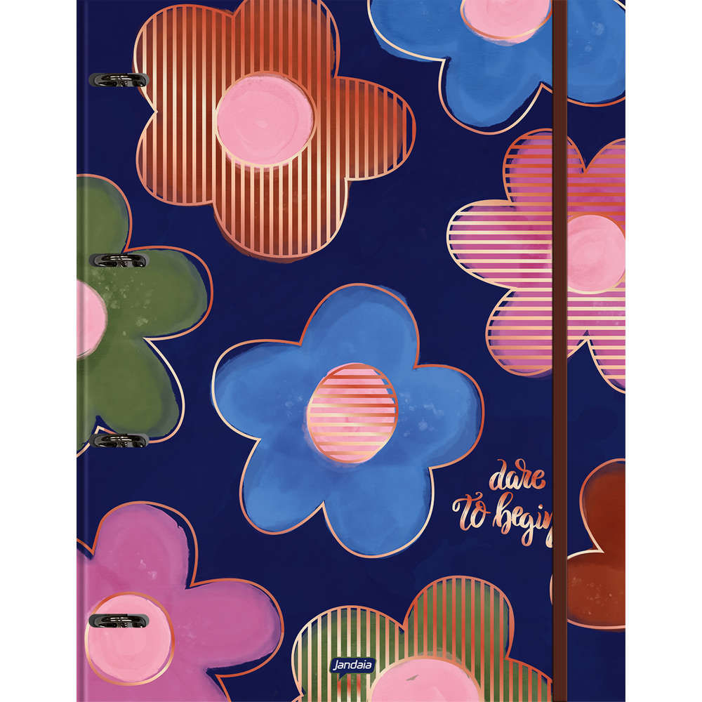 Caderno Argolado Fichário Universitário – La Creme Jandaia 5337