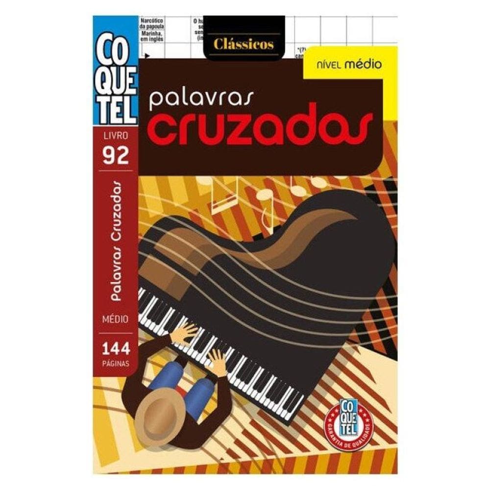 Livro Coquetel Palavras Cruzadas Médio 92