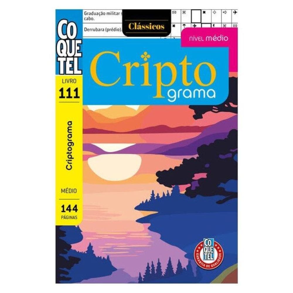 Livro Coquetel Criptograma 111