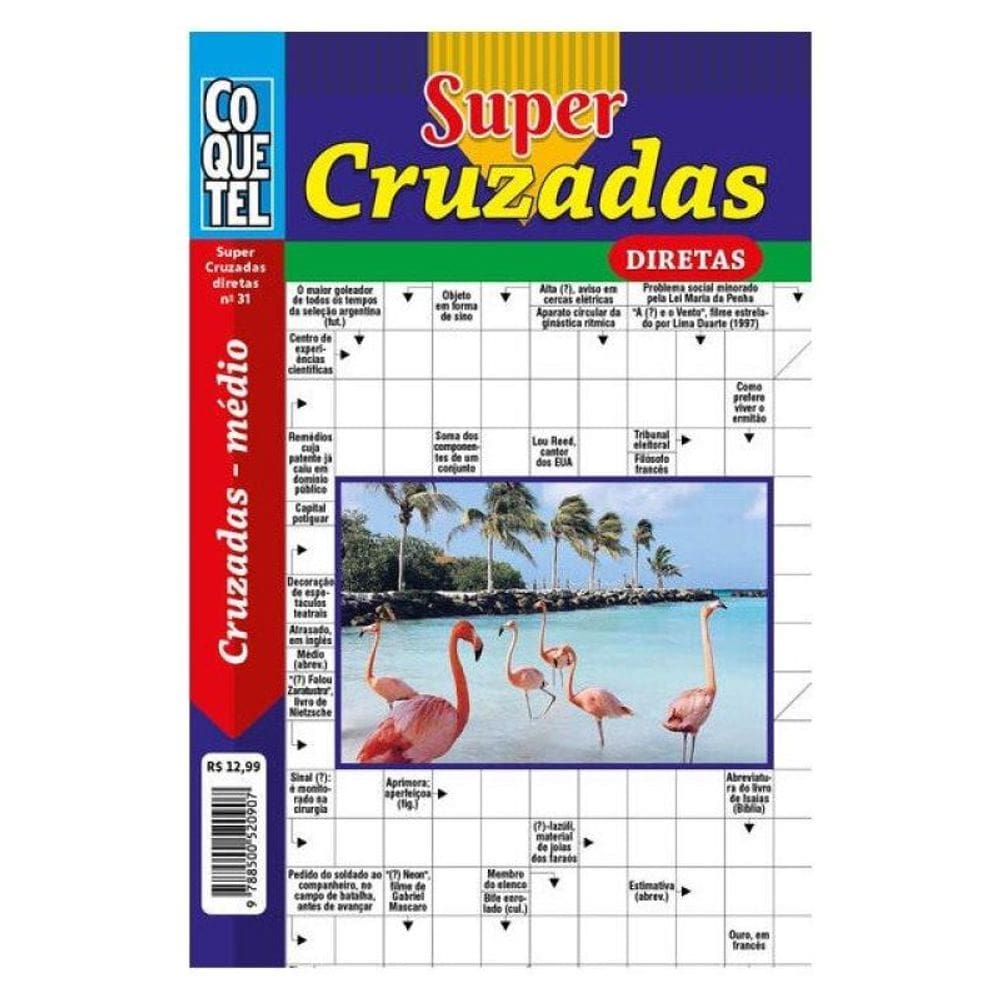 Livro Coquetel Super Cruzadas Diretas 31