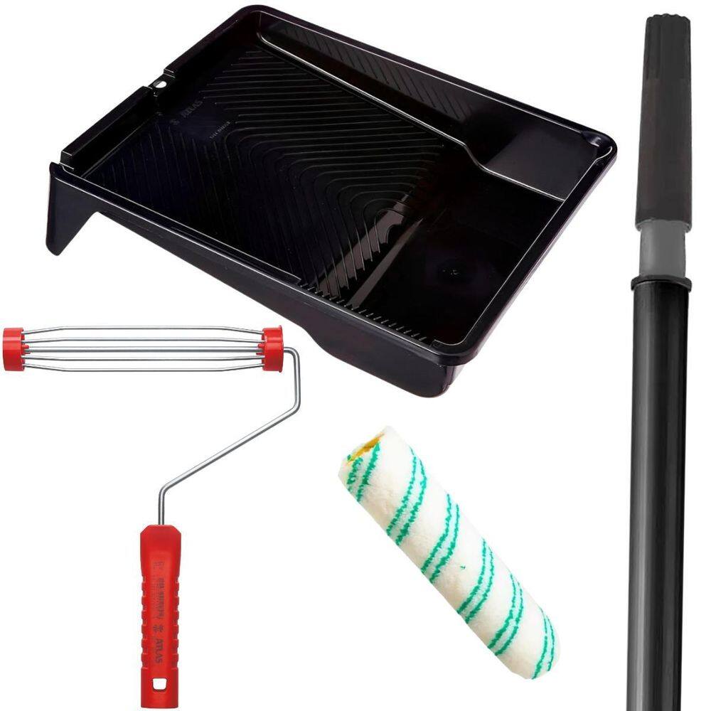 Rolo 23Cm + Suporte Rolo 23Cm + Bandeja 2,7L + Cabo 1,28M