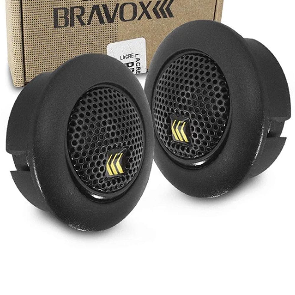 Tweeter Bravox Mini Som Automotivo Neo Point 60W RMS Par