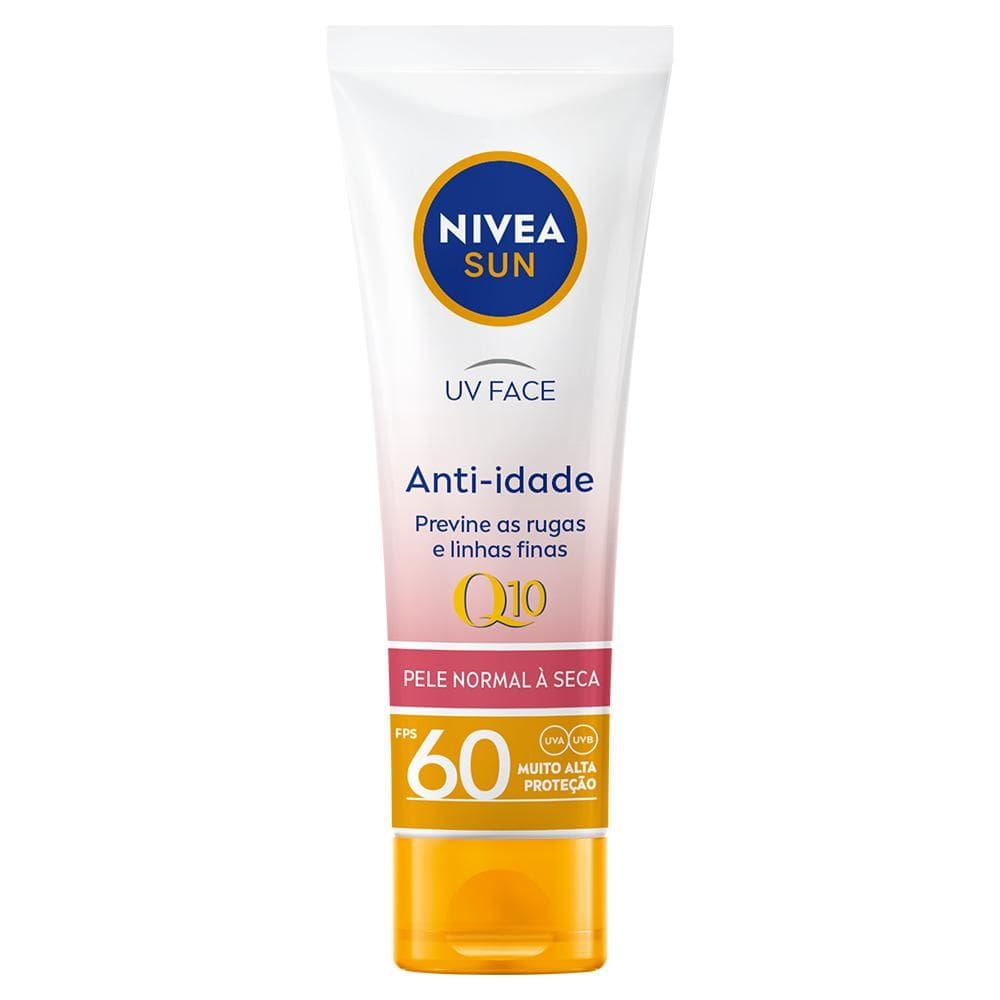 Protetor Solar Facial NIVEA SUN UV Face Q10 Anti-Idade FPS 60 50ml