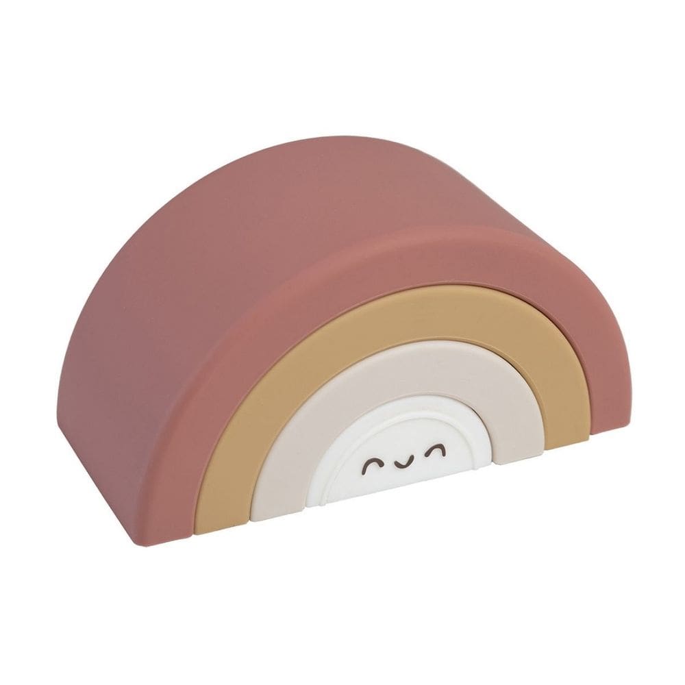 Brinquedo de Encaixe Sensorial em Silicone Magical Skies Arco-Iris - Tiny Love