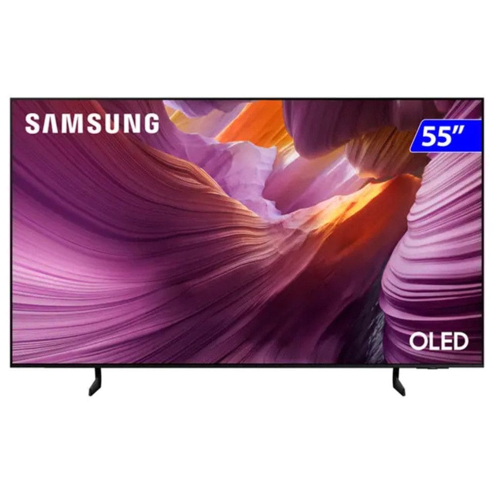 Smart TV Samsung OLED 55 4K Wi-Fi Tizen Processador com AI QN55S85FAGXZD