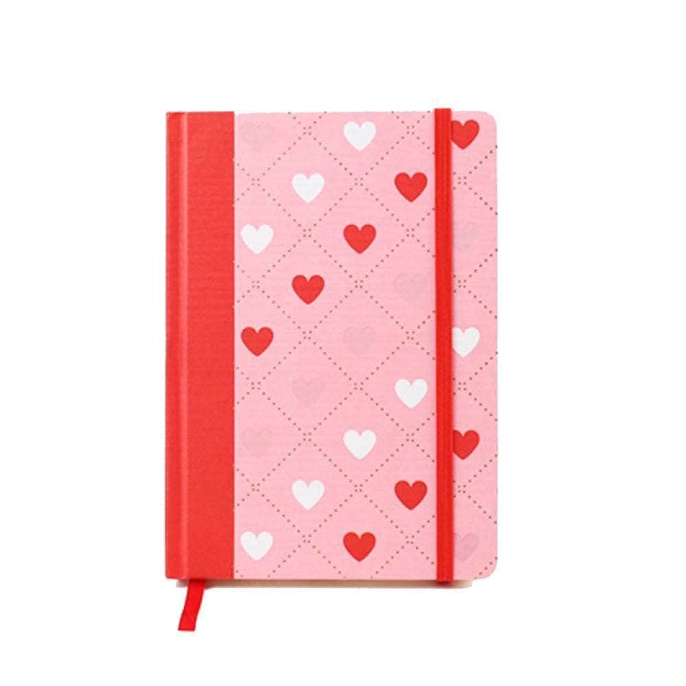 Caderneta Molin Loveskine Pautada Cd C/96 Fls Pink Hert