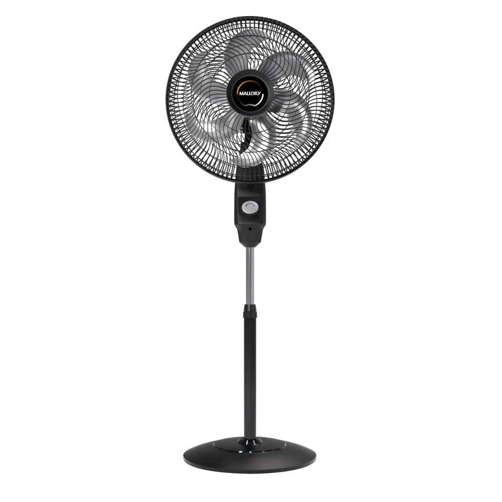 Ventilador Mallory Coluna 40cm Preto 40 Cm 6 Pás
