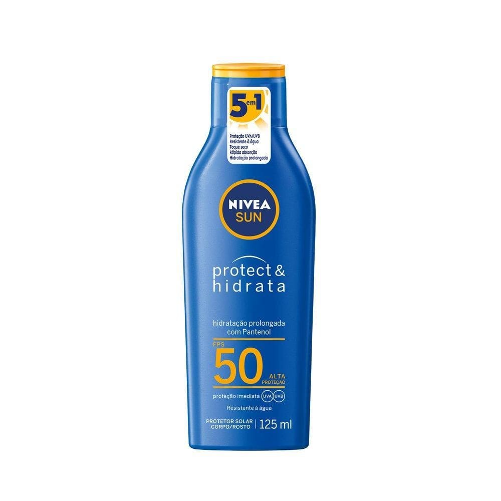 Protetor Solar NIVEA SUN Protect & Hidrata FPS 50 125ml