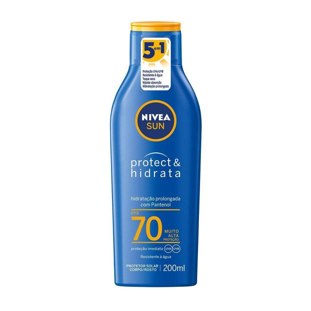 Protetor Solar NIVEA SUN Protect & Hidrata FPS 70 200ml