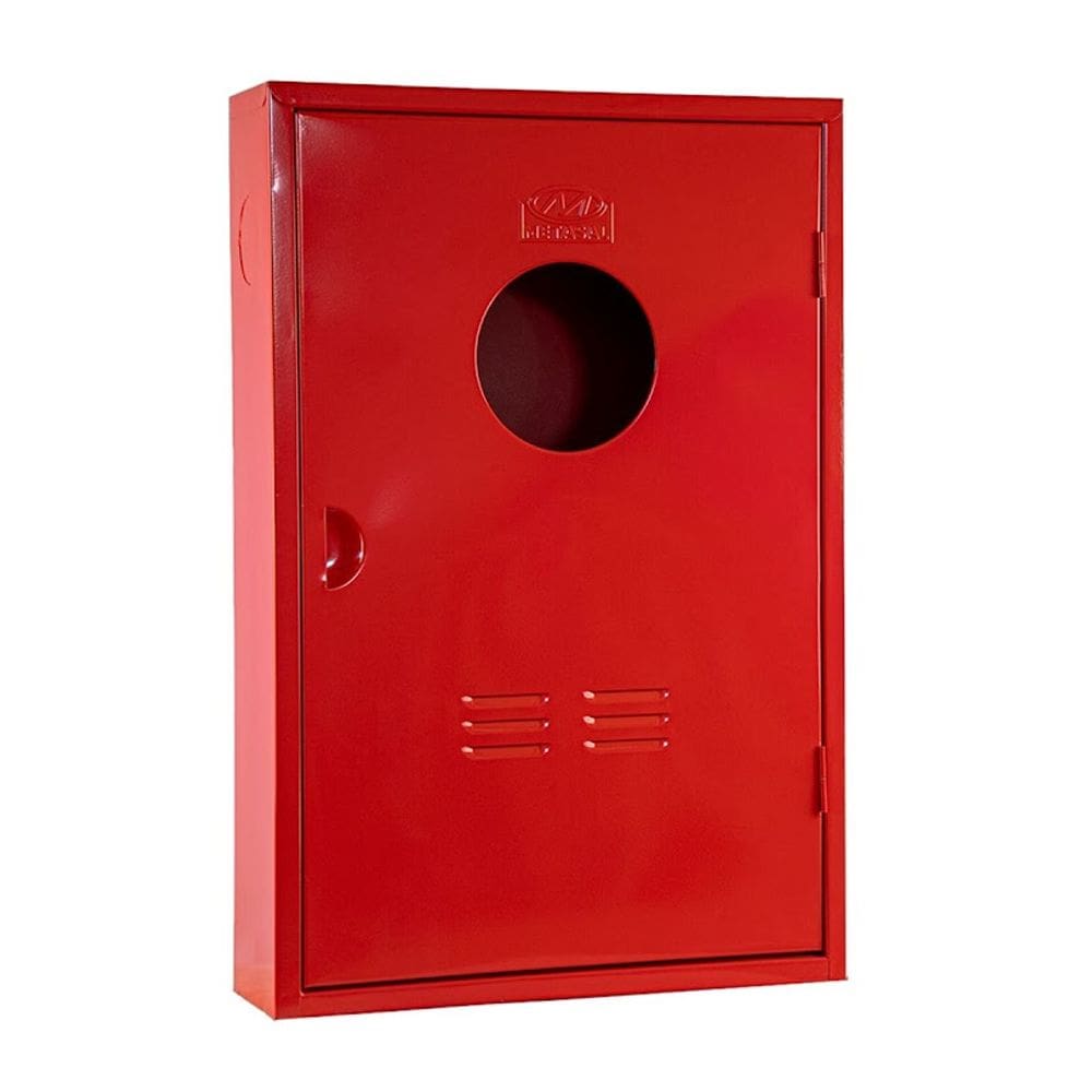 Abrigo 4 Mangueira Incêndio Sobrepor Chapa de Aço 90x60x30cm