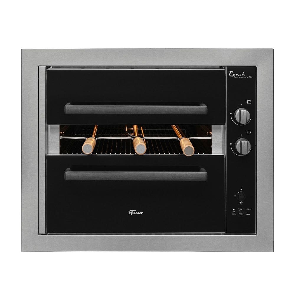 Churrasqueira a Gas  Fischer 3 Espetos Ranch