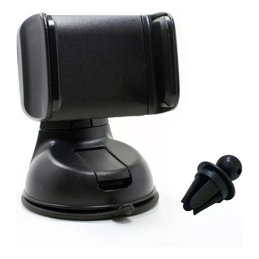 Suporte Para Celular Carro 360 Graus Com Ventosa Silicone E Base Giratória