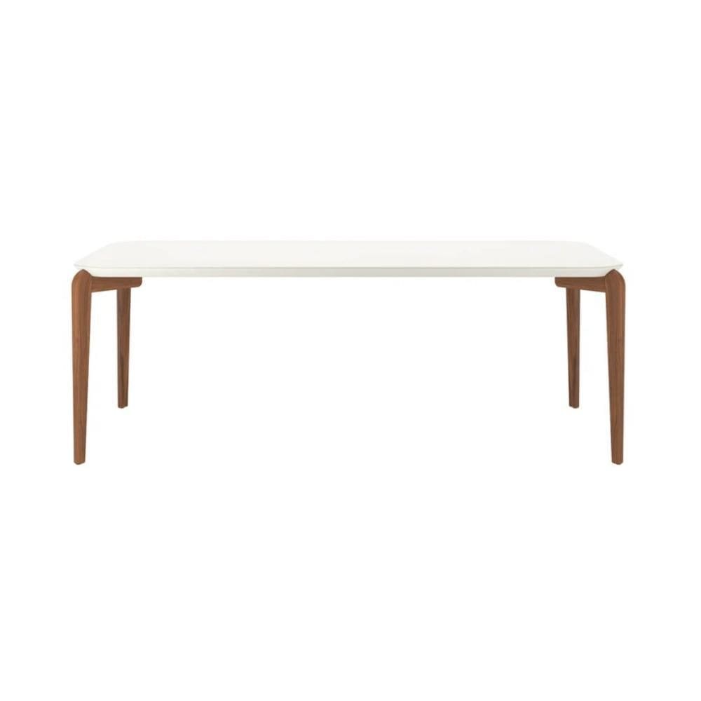 Mesa de Jantar Grande Donatella 8 Lugares Madeira Cozinha