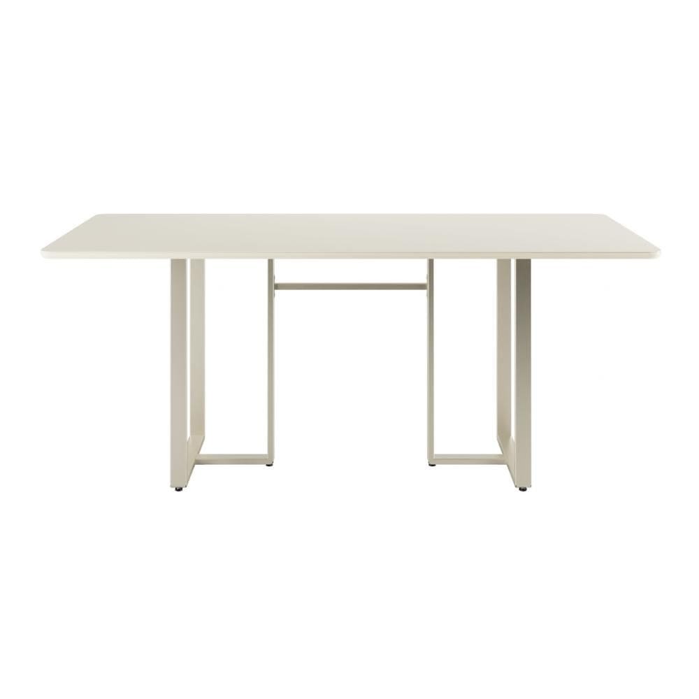 Mesa de Jantar Retangular Vidro 6 Lugares Arcádia 160 cm