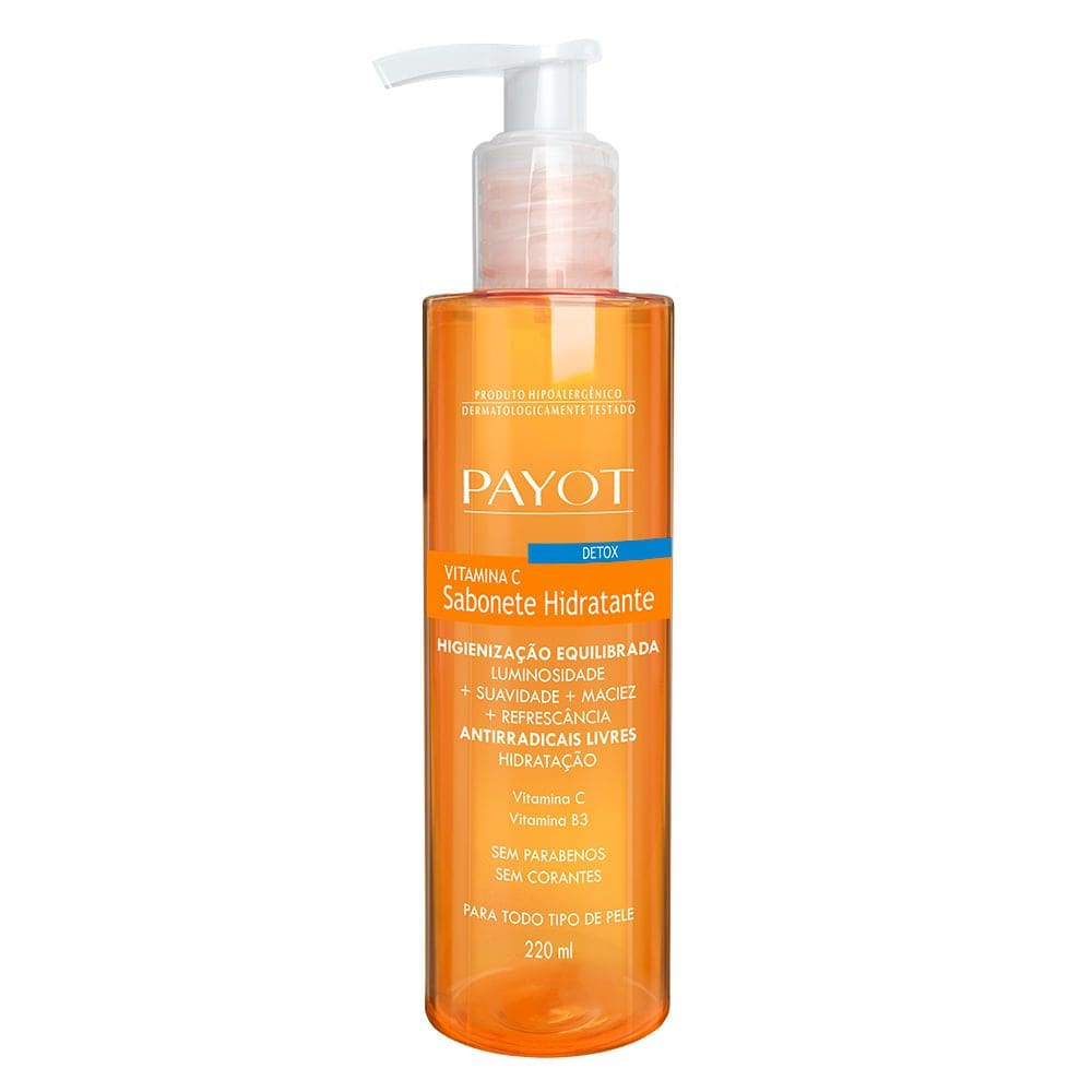 Sabonete Líquido Hidratante Payot Detox Vitamina C 220ml