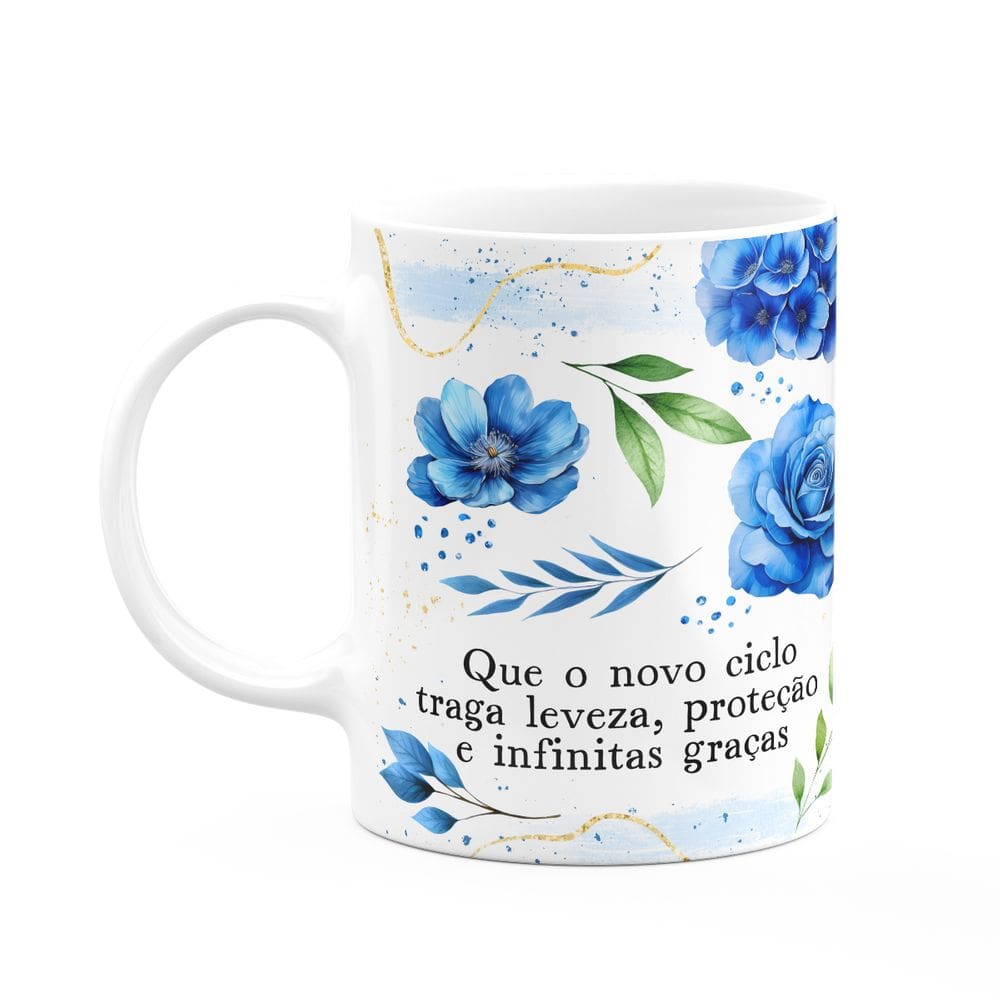 Caneca Motivação - Novo ciclo, infinitas graças