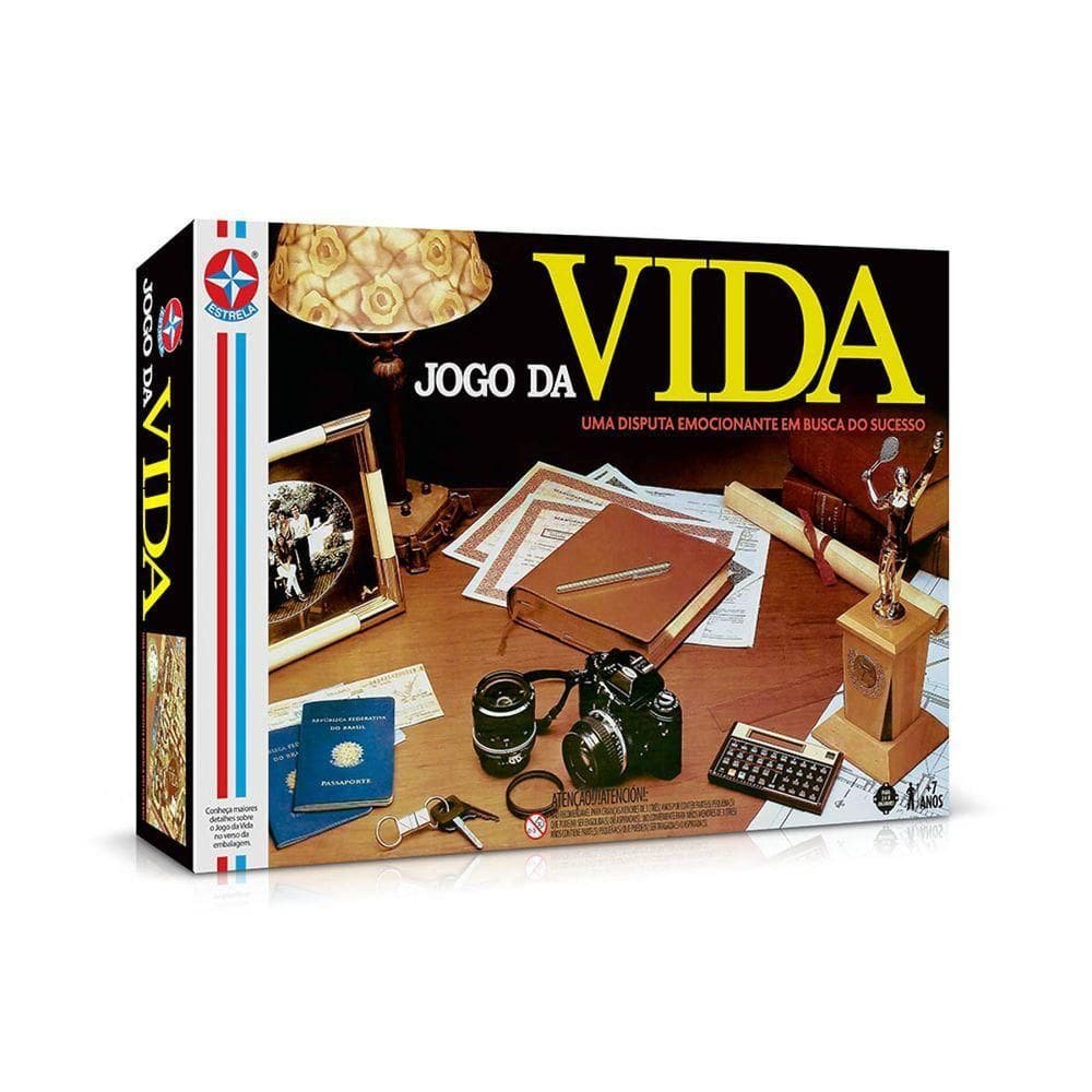 Jogo Da Vida Retrô - Brinquedos Estrela
