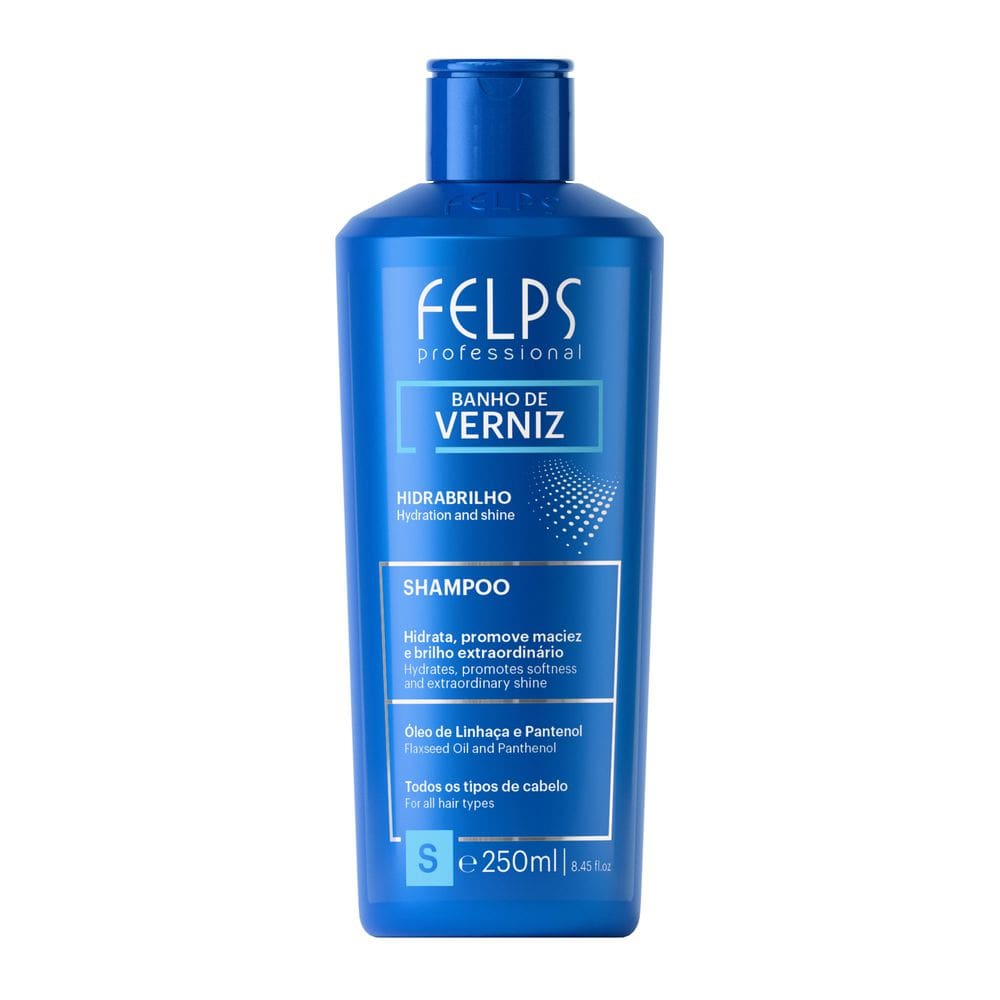 Shampoo Banho de Verniz Hidrabrilho Felps Professional - 250mL