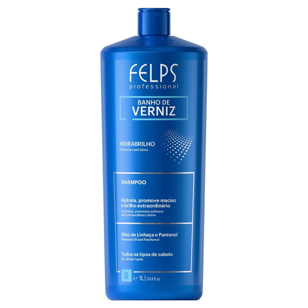 Shampoo Banho de Verniz Hidrabrilho Felps Professional - 1L