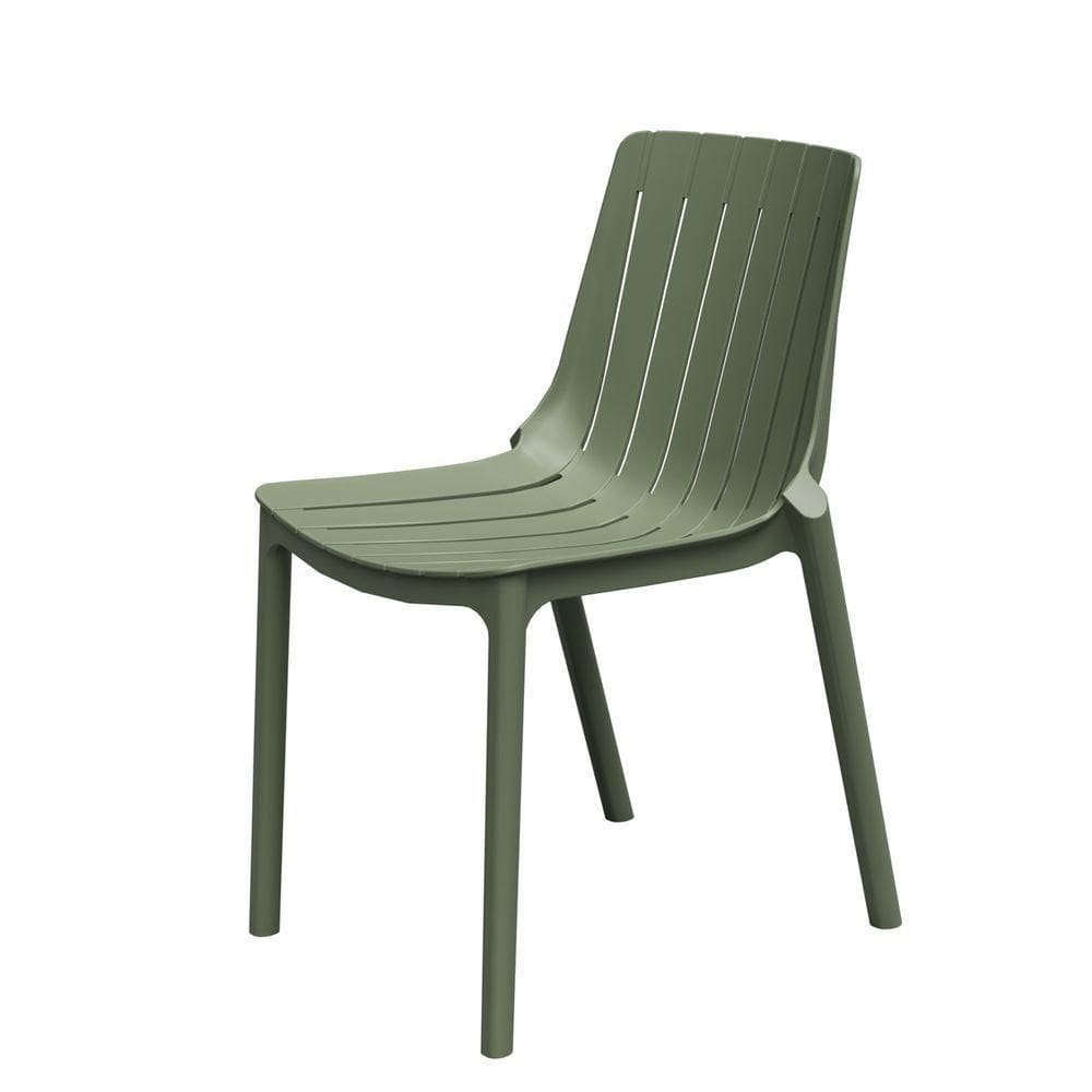 Cadeira Jardim-varanda Ripa De Polipropileno – Tk verde