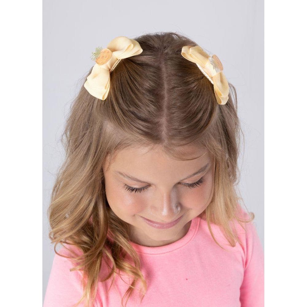 Par de Laços Abacaxi Menina Brandili