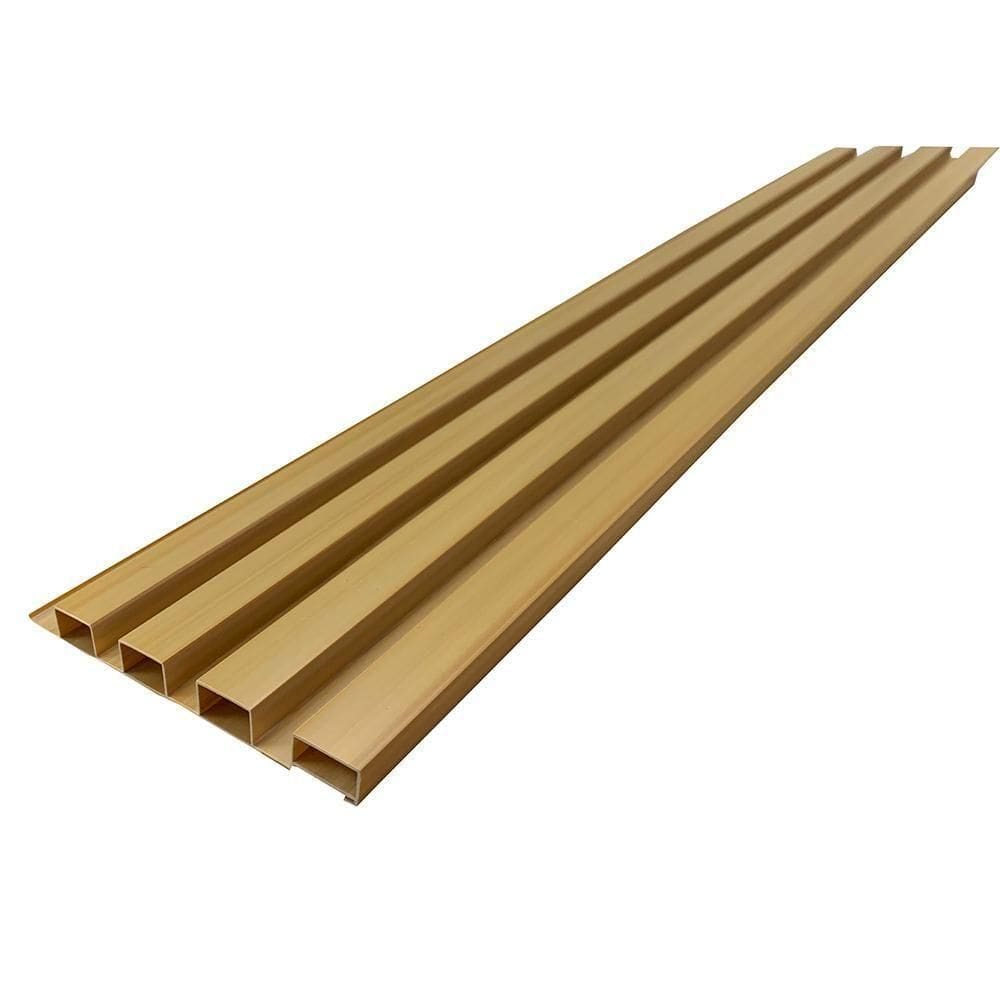 Painel Decorativo Ripado De Pvc Placa 270cmx15cm Bariri - Tk