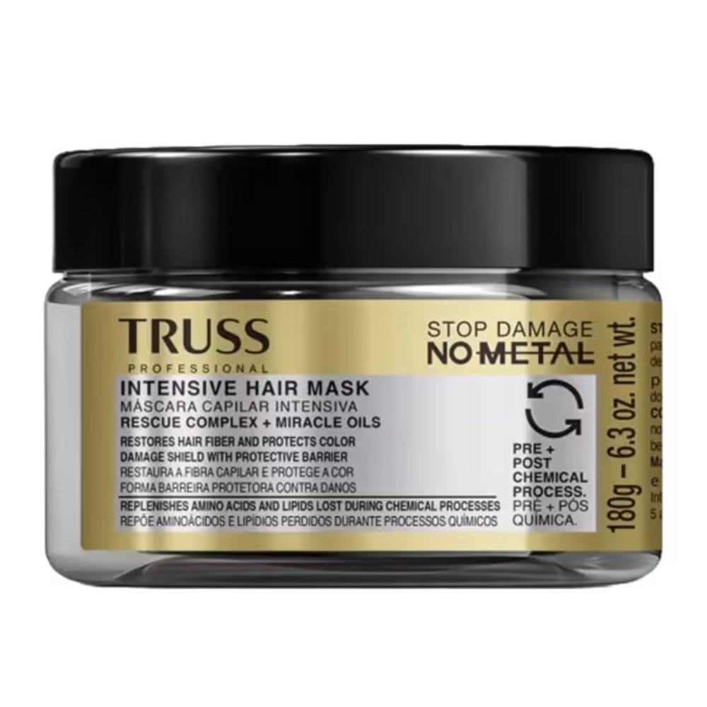 Máscara Capilar Stop Damage No Metal 180g Truss