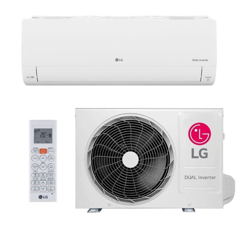 Ar Condicionado Split LG DUAL Inverter AI Voice 12000 BTUs Frio 220V S3-Q12JA31L
