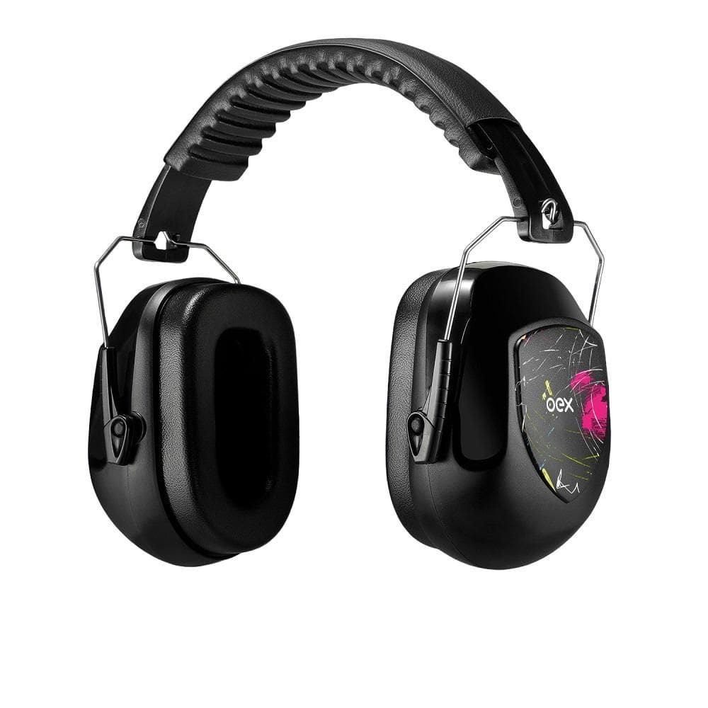 Fone Abafador de Ruído Preto AB200 , OEX