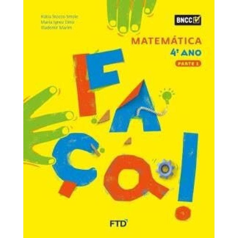 Conjunto Faça! Matemática Efai 4º Ano