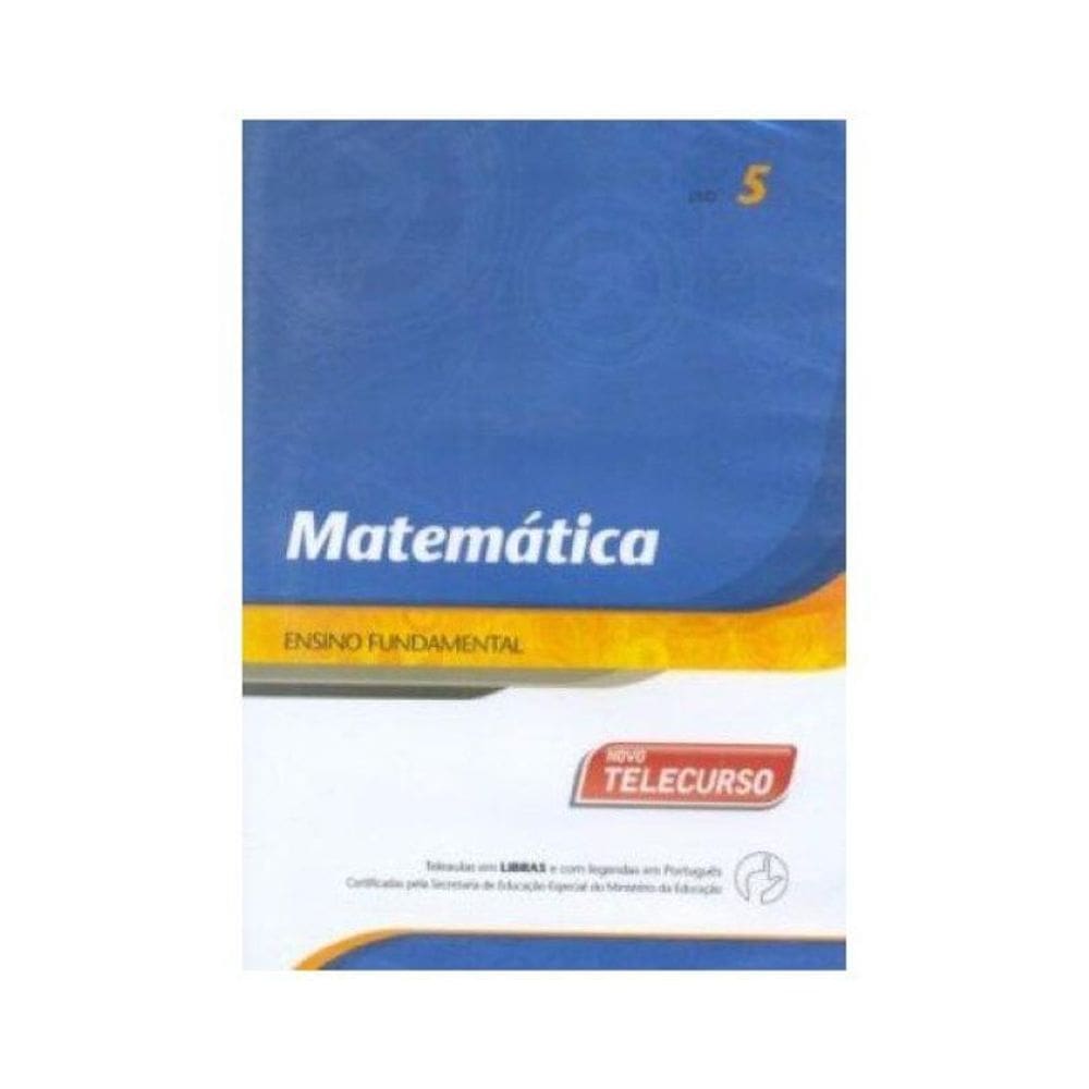Novo Telecurso - Ensino Fundamental - Dvd - Matematica - Vol. 5