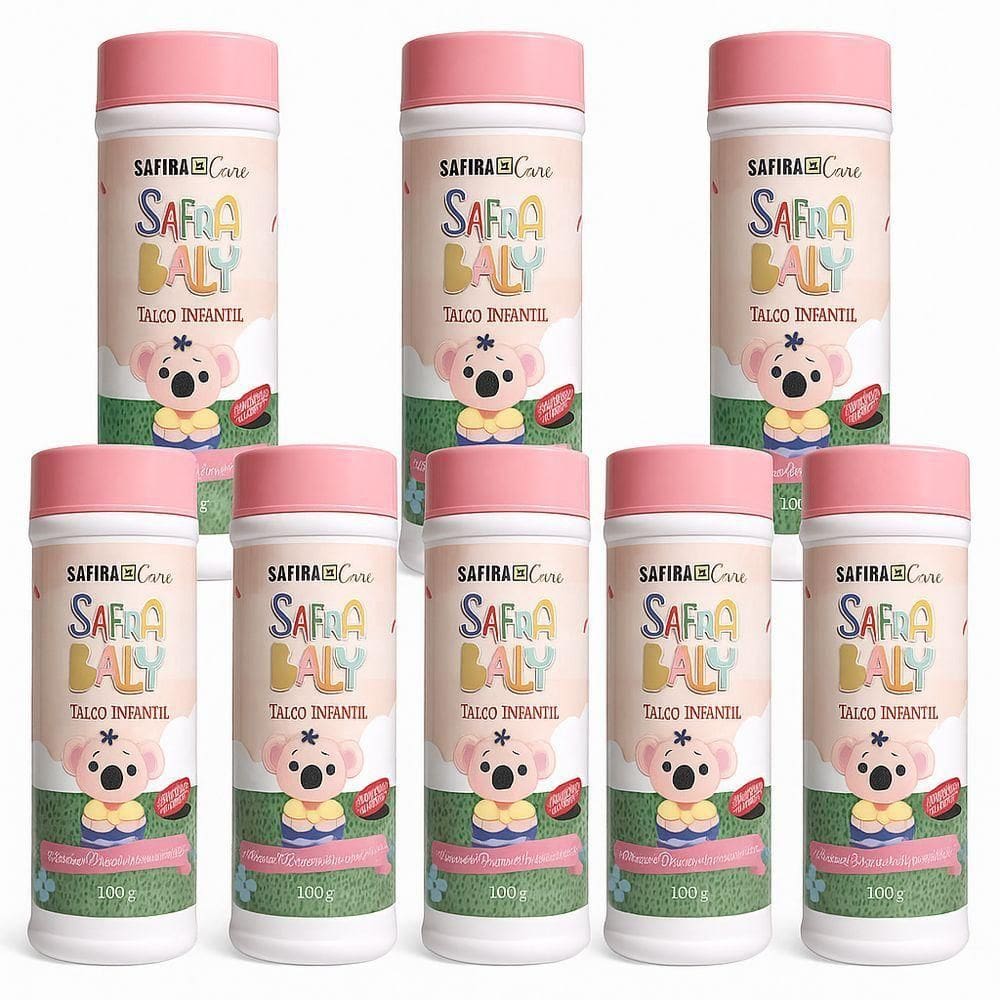Talco Infantil Menina Safira 100gr - 6un
