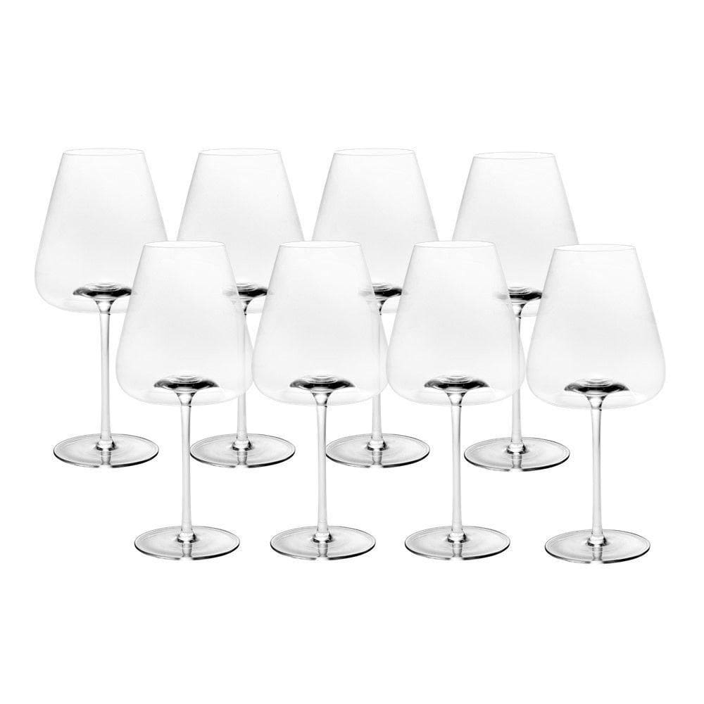 Jogo 8 Taça Para Vinho De Cristal Ecológico Intensio Veritas 760ml Wolff