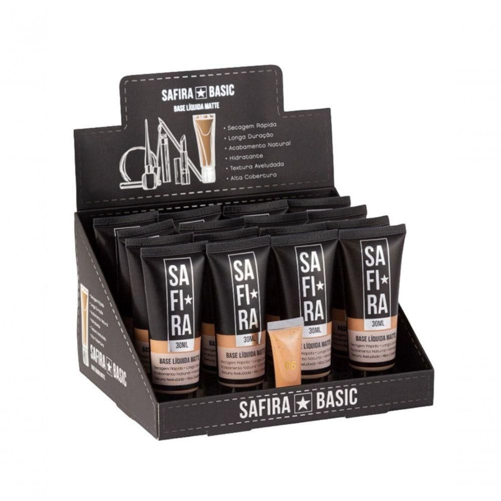 Base Líquida Matte Safira - 16un