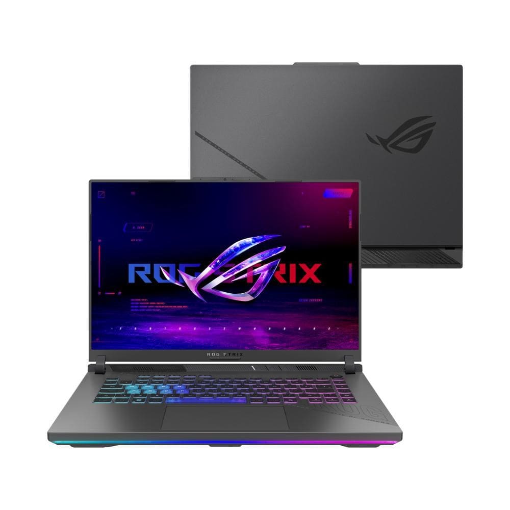 Notebook Gamer ROG Strix G16 G614PM RTX 5060 Ryzen 9 8940HX 16GB RAM 512 GB SSD W11 Tela 16” FHD 165Hz Gray - RV108W