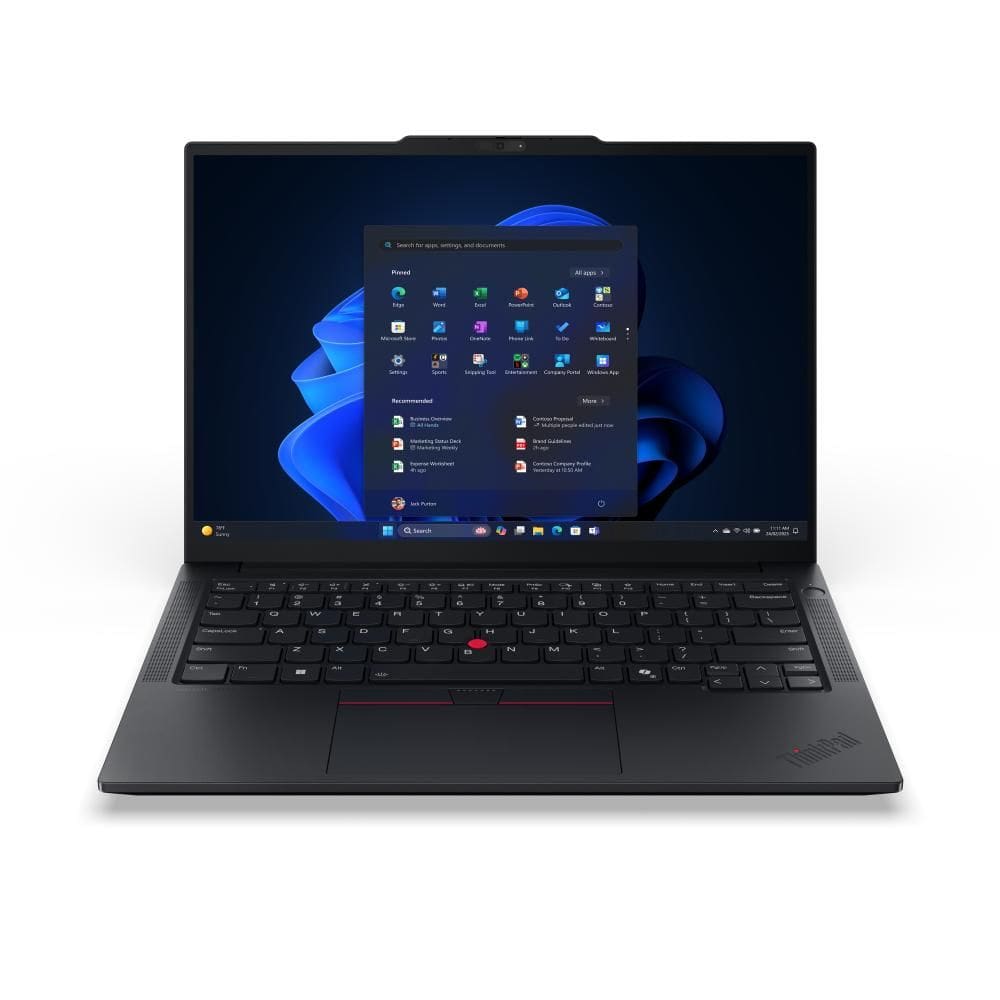 Notebook Lenovo ThinkPad E14 AMD G7 AMD Ryzen 7 250 32GB 512GB SSD Windows 11 Pro 14” - 21T10018BO Preto
