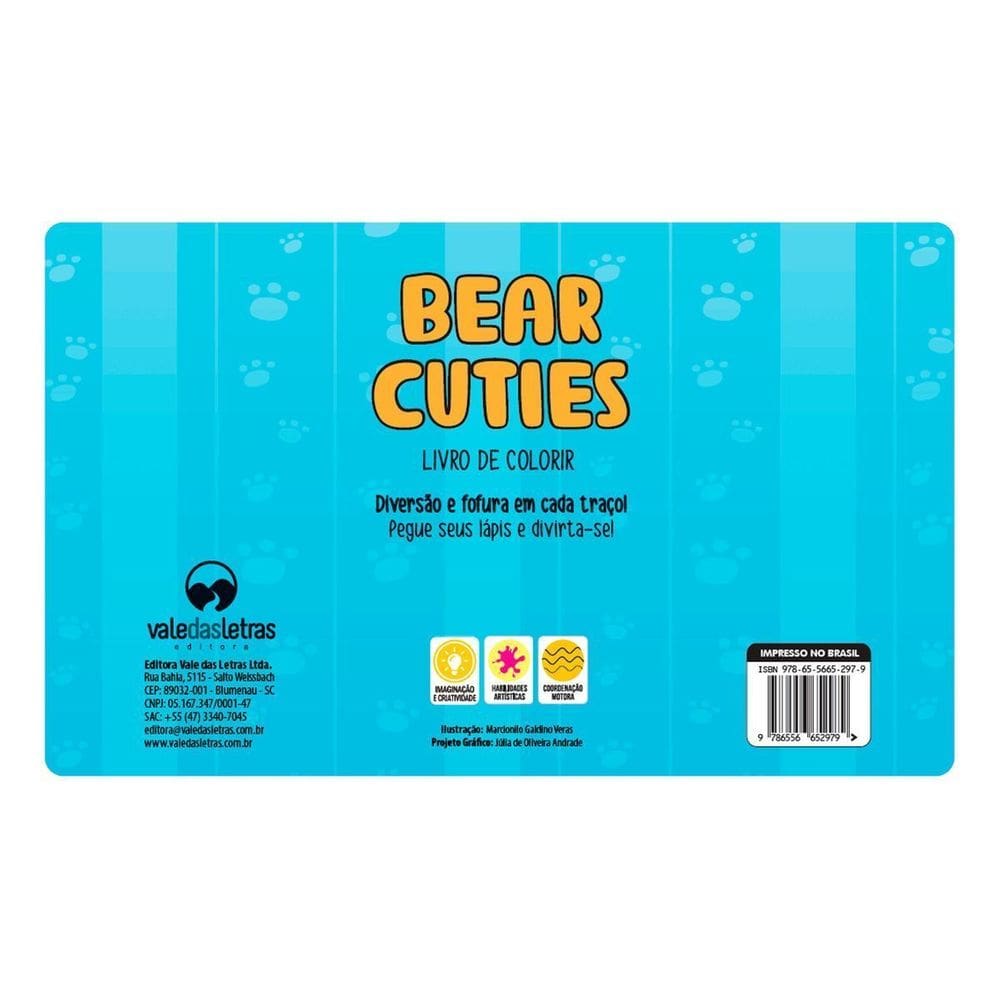 Bear Cuties - Livro De Colorir