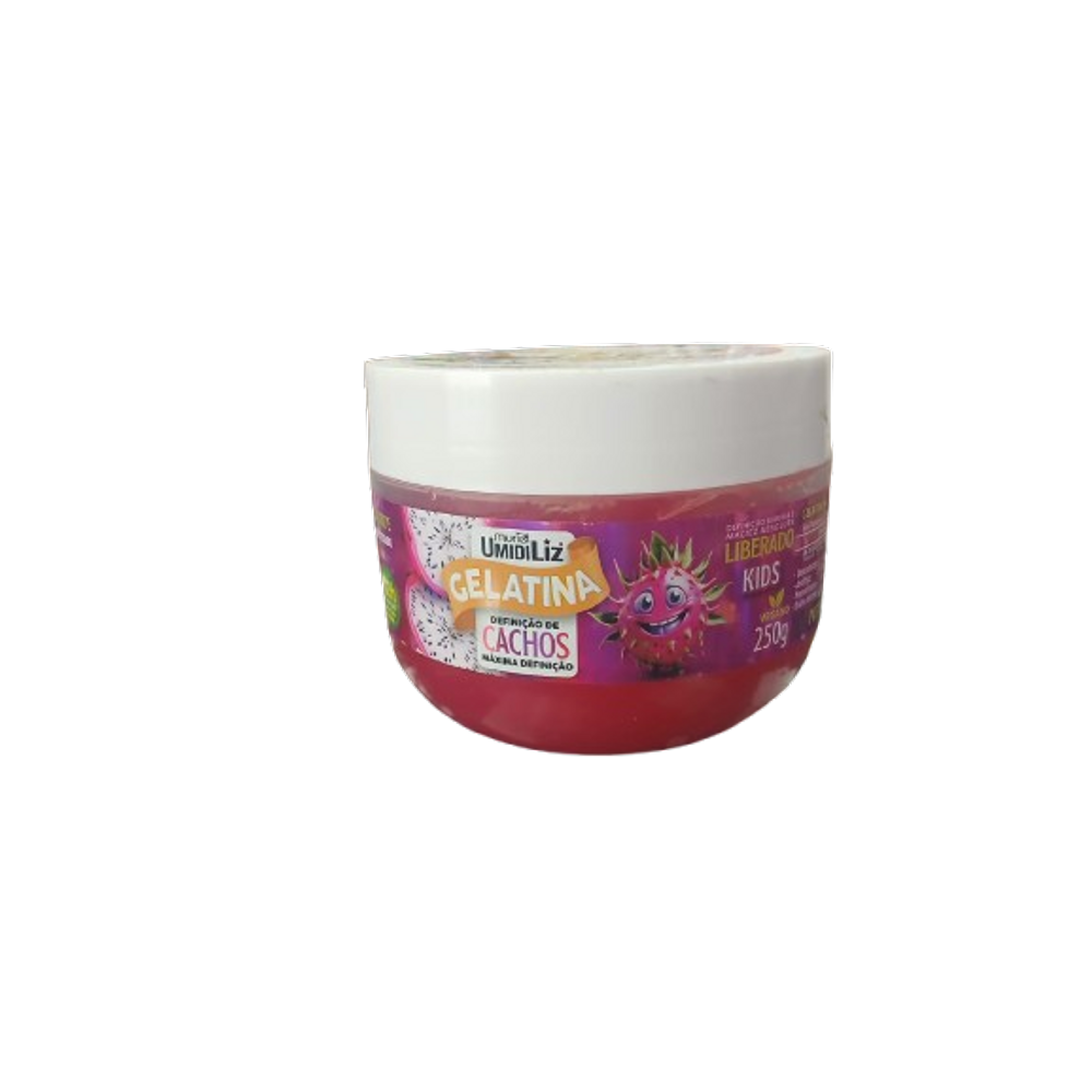 Gelatina Umidiliz Muriel Kids  Antifrizz De Cachos Pitaya 250G