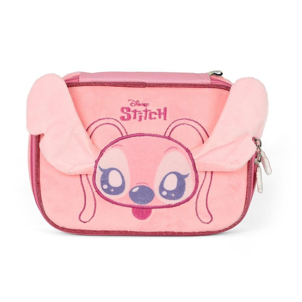 Estojo Box 100 Pens Luxcel Stitch 3D Rosa