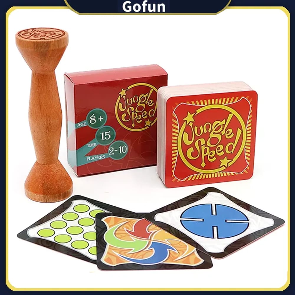 Jogo de cartas Jungle Speed Jungle Forest Token Run Fast