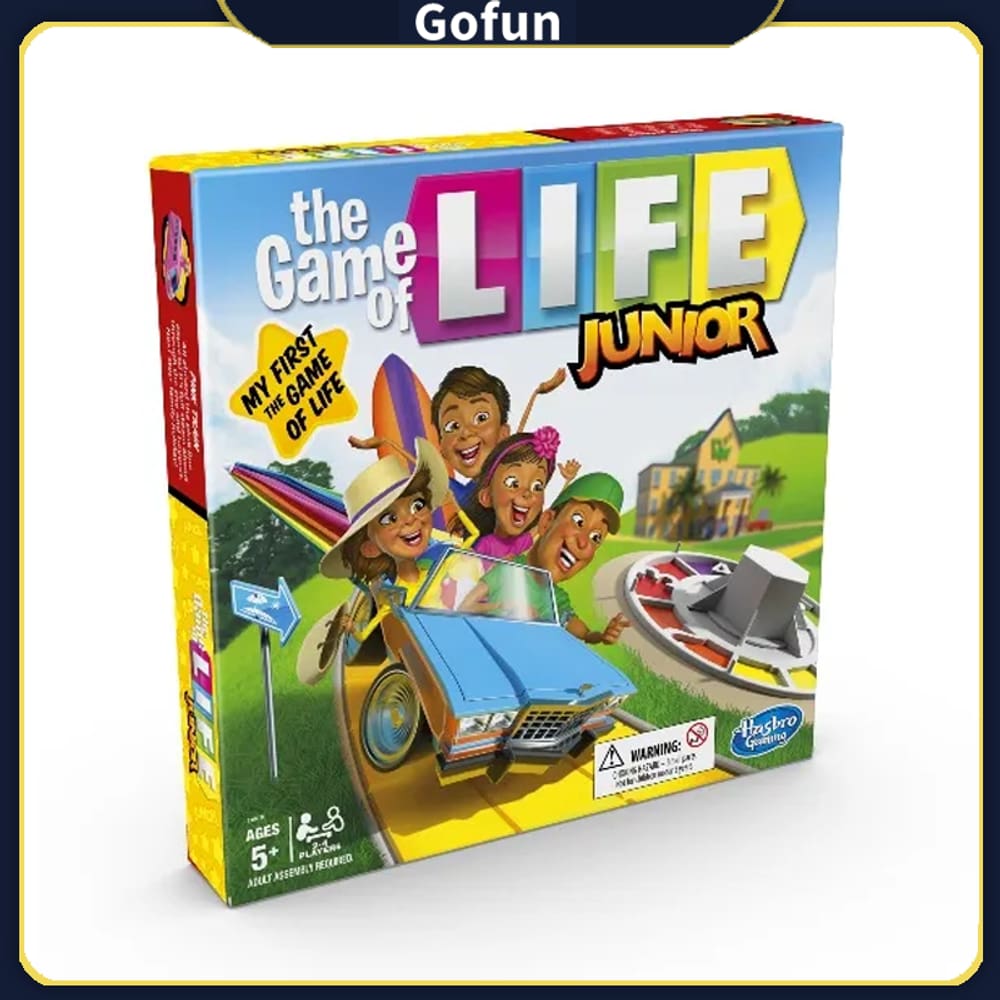 Jogo de tabuleiro Game of Life Junior para crianças de 5 anos ou mais