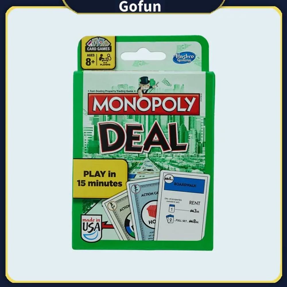 Jogo de cartas Monopoly Deal for Family Party Game