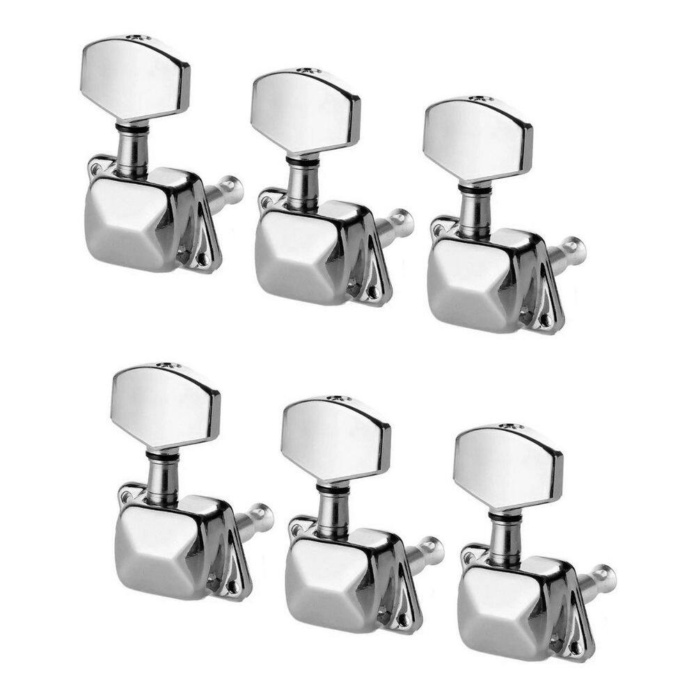 Tarraxa P/ Violão Ronsani Semi Blindada Mh-3 3+3 Cromada 1057