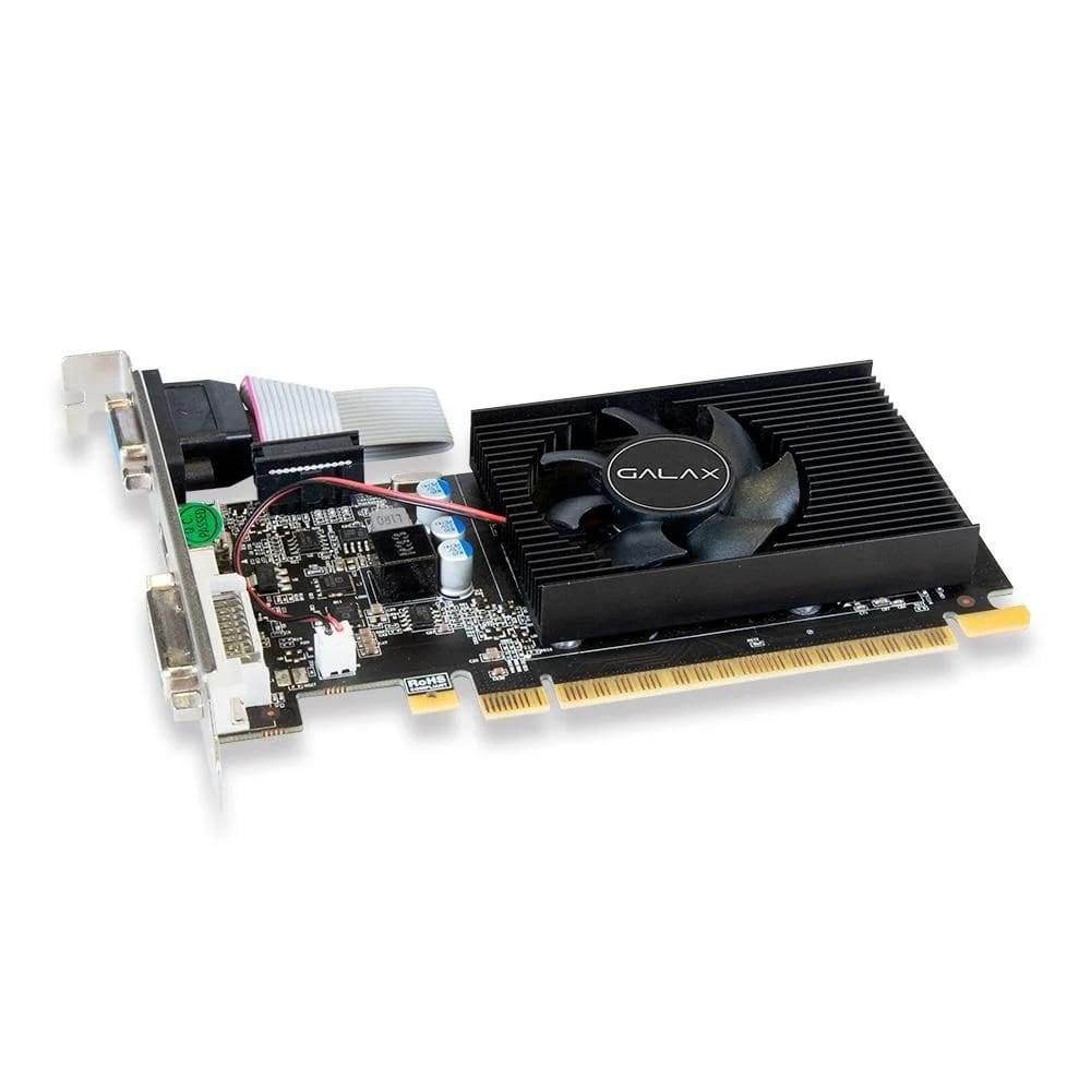 Placa de Vídeo Galax GeForce GT 730 4GB DDR3 128bits, 73GQF8HX00HD