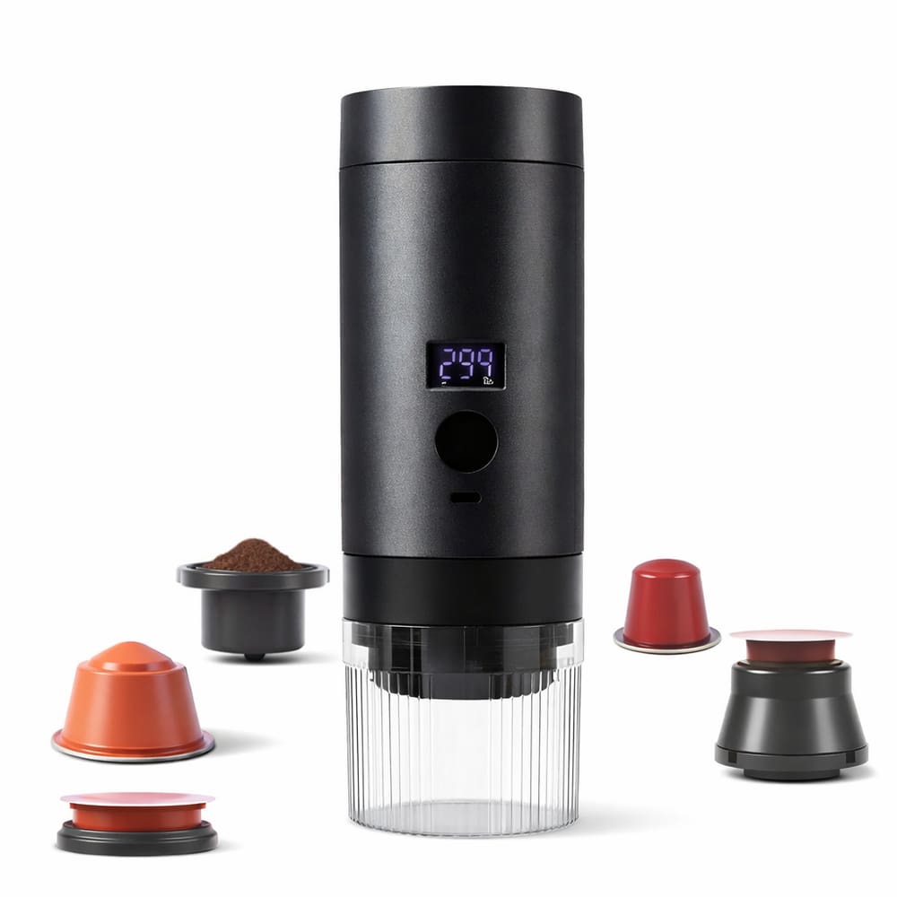 Cafeteira Portátil Elétrica Espresso Cápsula E Pó Usb Automática
