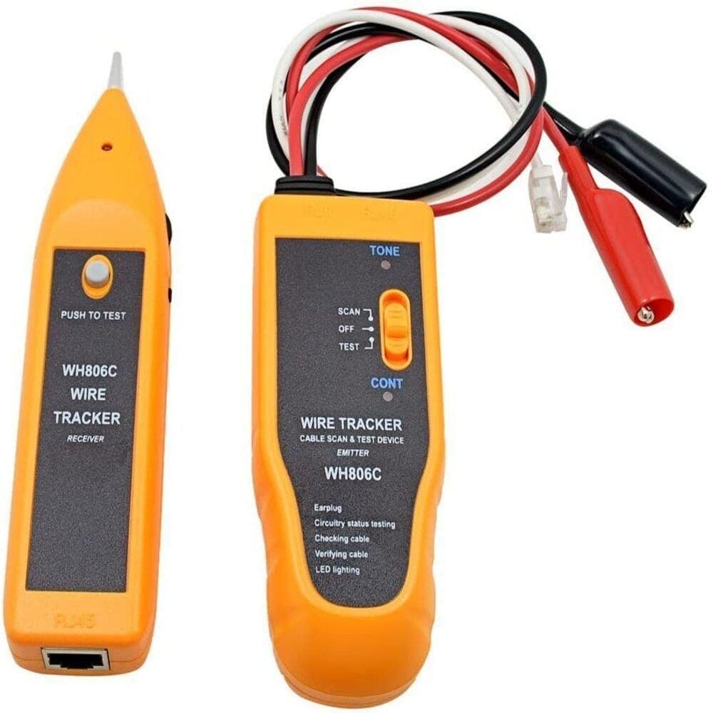 Kit Localizador E Rastreador De Cabos Para Telefonia E Rede Com Zumbidor E Estojo