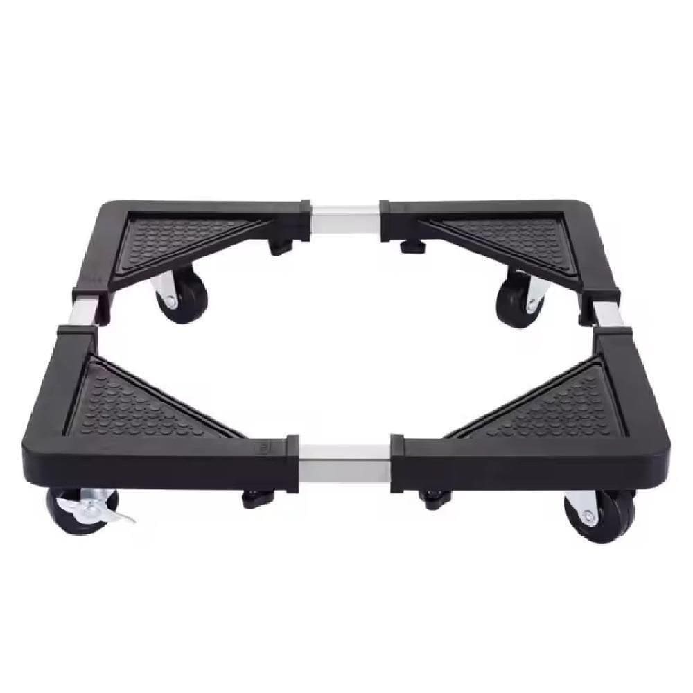 Carrinho Suporte Ajustável Com Rodinhas Para Geladeira Máquina De Lavar Fogão E Refrigerador