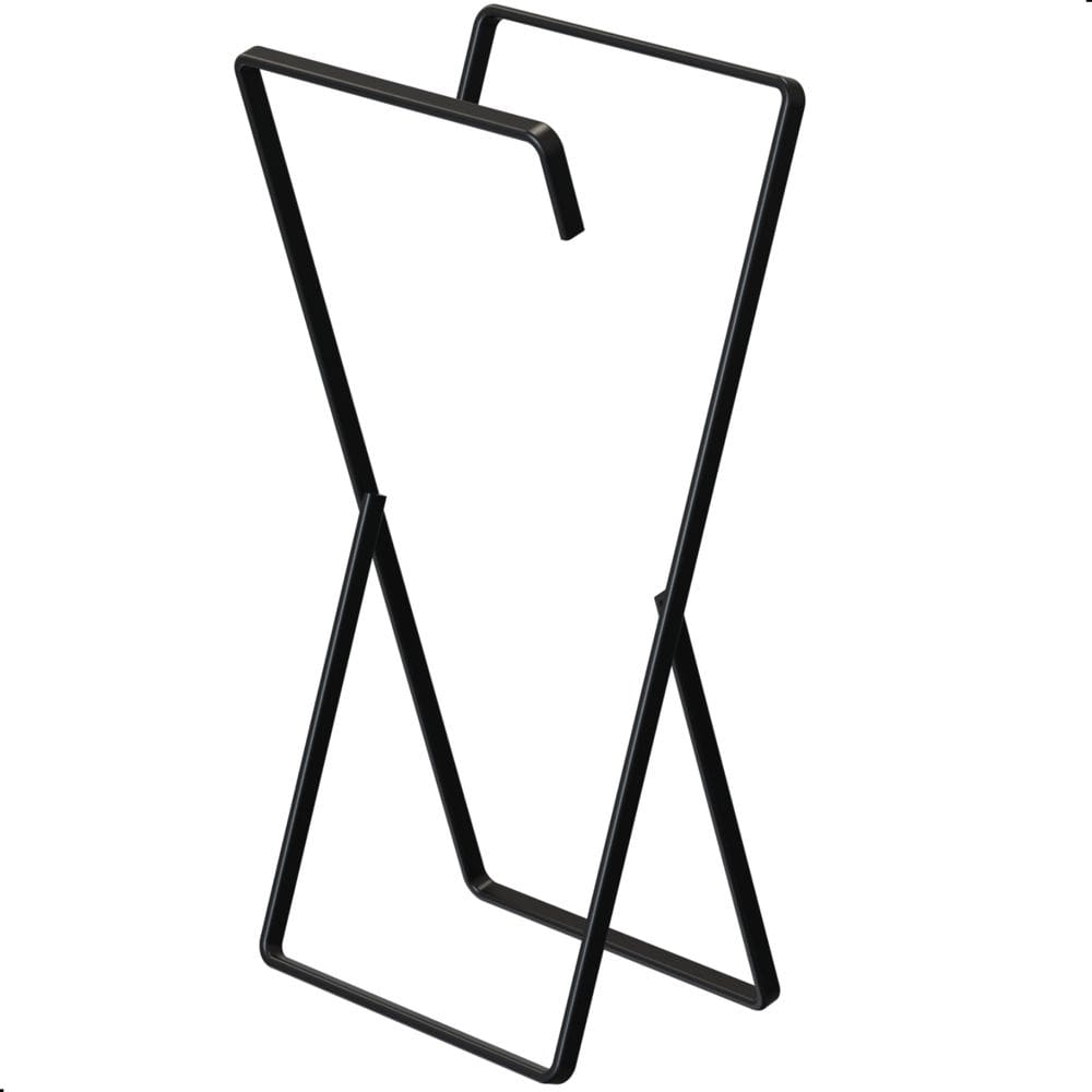 Porta Toalha de Rosto Banheiro de Bancada Duplo Preto Seul